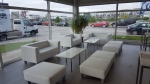 Couchtisch, Niro - Gre: 60 x 60 cm - Platte: wei 
