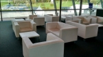 Couchtisch, Niro - Gre: 60 x 60 cm - Platte: wei 