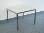 Couchtisch, Niro - Gre: 60 x 60 cm - Platte: wei 
