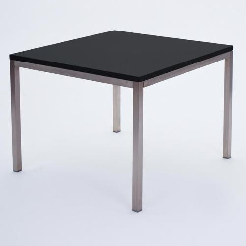 Couchtisch, Niro - Gr��e: 60 x 60 cm - Platte: schwarz