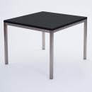 Couchtisch, Niro - Gre: 60 x 60 cm - Platte: schwarz