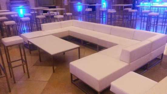 Couchtisch, Niro - Gr��e: 75 x 75 cm - Platte: wei�