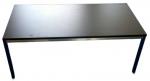Couchtisch, Niro - Gre: 60 x 120 cm - Platte: schwarz 