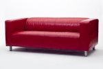 Ledersofa fr 2 Personen