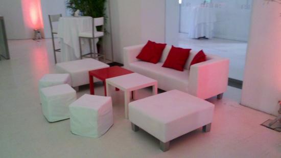 Sitzw�rfel, 40 x 40 cm - Variante: Leder, wei�