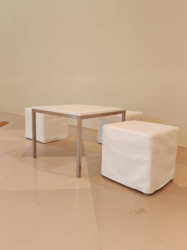 Sitzw�rfel - Variante: wei�