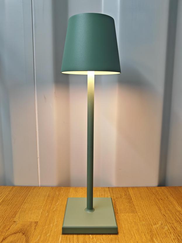 Tischlampe - Farbe: Gr�n - Licht: Warmwei�