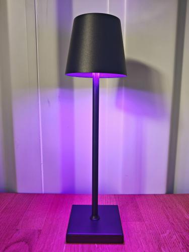 Tischlampe - Farbe: Schwarz - Licht: RGB