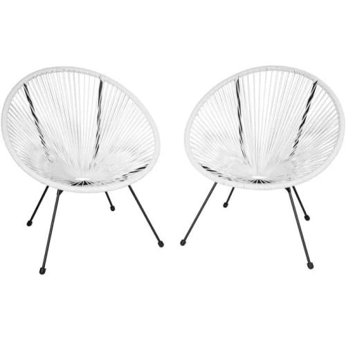 Acapulco Sessel weiss Zusatzansicht
