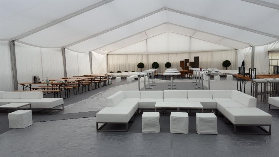 Sofamodul - Model: Ecklehne - �berzug: wei�es Kunstleder