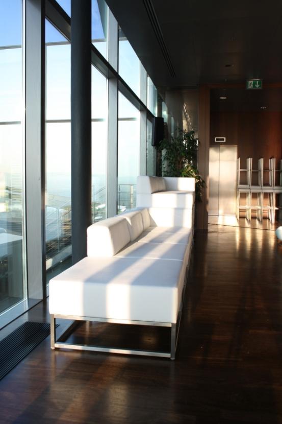 Sofamodul - Model: Ecklehne - �berzug: wei�es Kunstleder