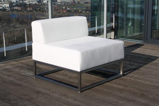 Sofamodul - Model: R�ckenlehne - �berzug: Wei�, FunctionFauxLeather