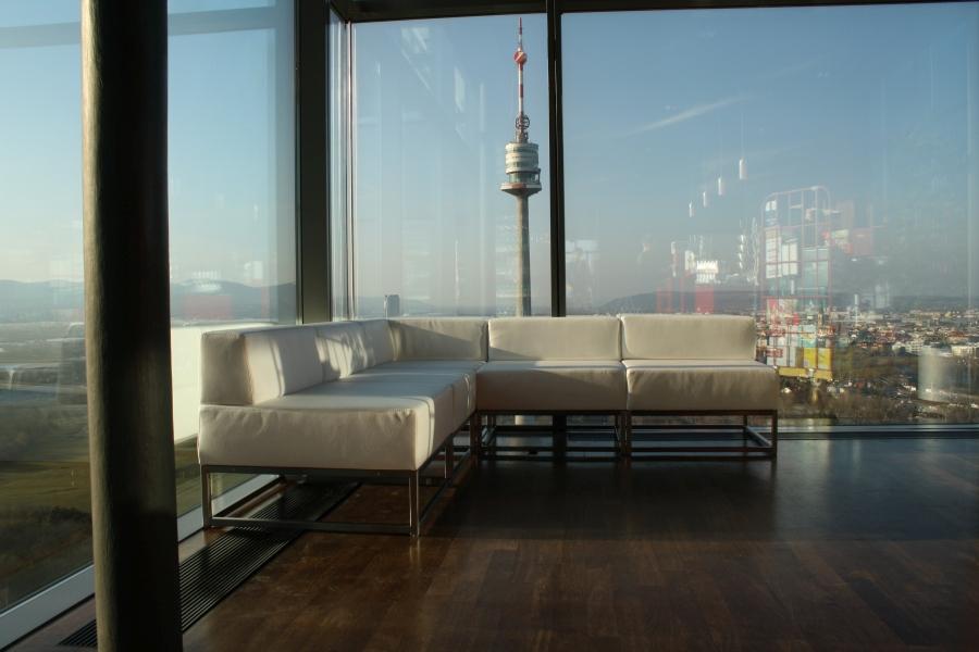 Sofamodul - Model: R�ckenlehne - �berzug: wei�es Kunstleder