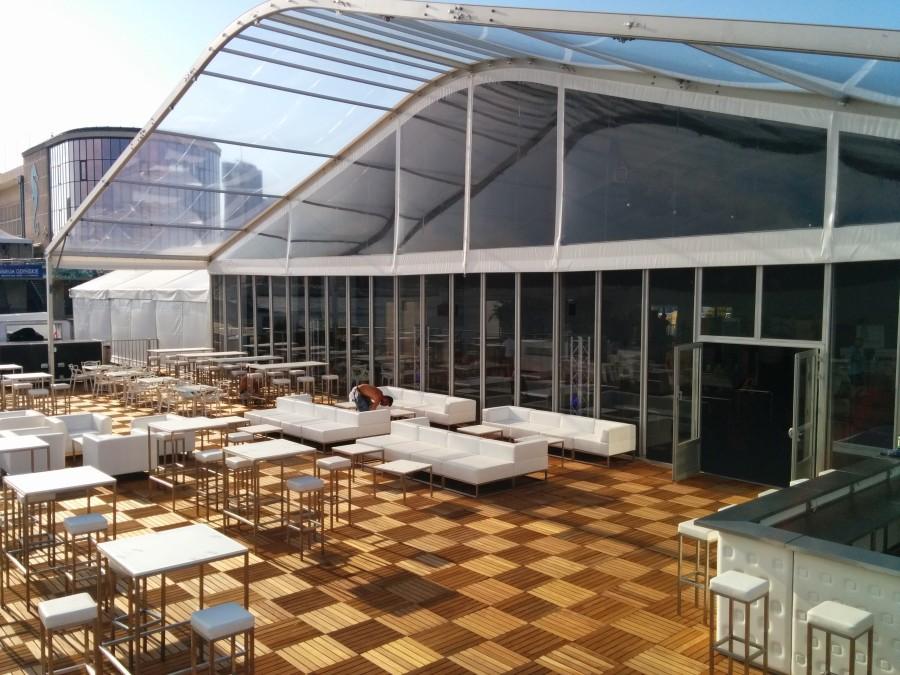 Sofamodul - Model: Hocker - �berzug: wei�es Kunstleder