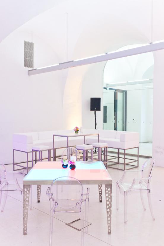 Lederhochsofamodul mit R�ckenlehne, 75 x 75 cm, wei�