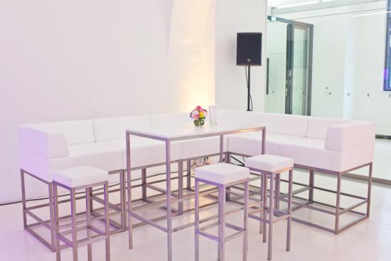 Lederhochsofamodul - Model: R�ckenlehne - Farbe: wei�