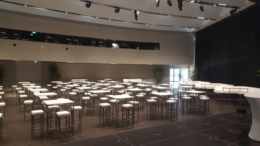 Lederhochsofamodul mit R�ckenlehne, 75 x 75 cm, wei�