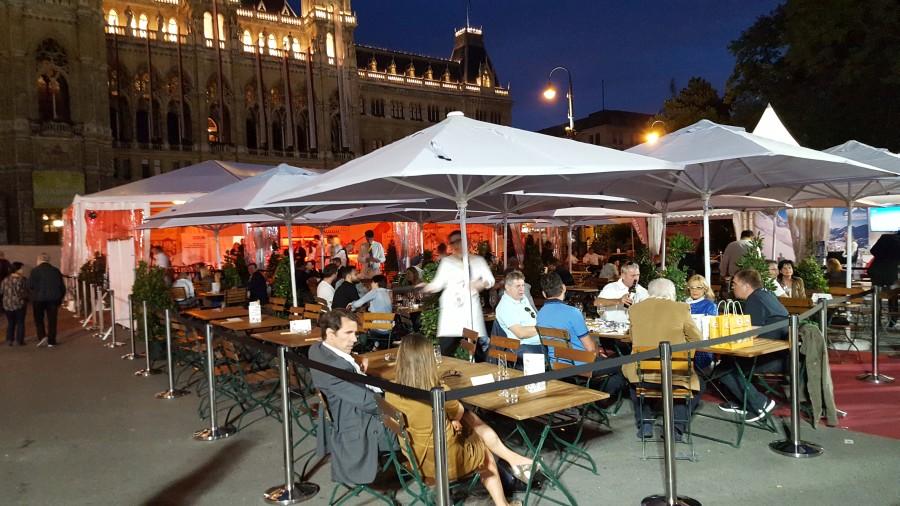 Absperrst�nder, Niro, mit Zugband - Farbe: schwarz