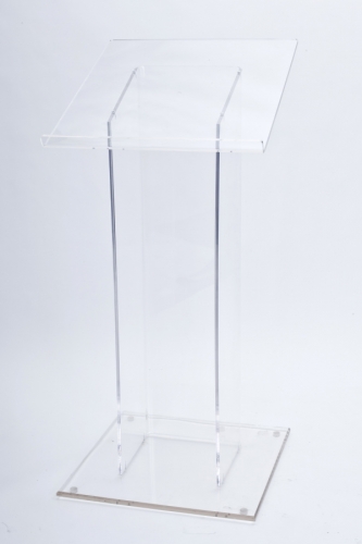 Rednerpult, Plexiglas, glasklar
