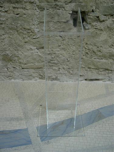 Rednerpult, Plexiglas, glasklar