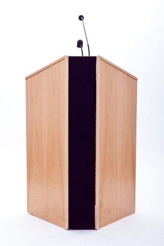 Rednerpult inkl. eingebautem Mikro und Lautsprecher