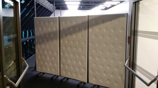 Paravent, 100 x 200 cm - Einschub: wei� - Variante: einseitig