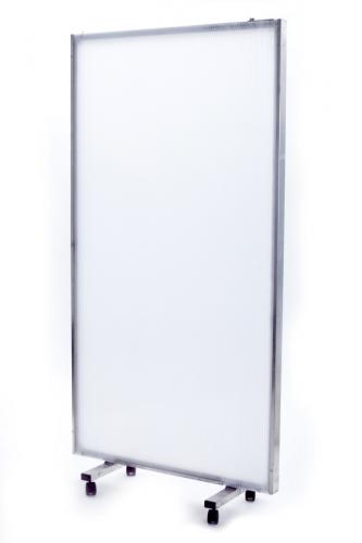 Paravent, 100 x 200 cm - Einschub: wei� - Variante: beidseitig