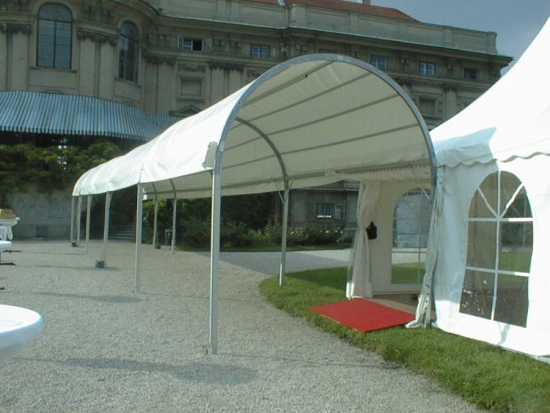 Walkway - Breite: 3 m - Seitenh�he: 2,30 m - Firsth�he: 3,54 m