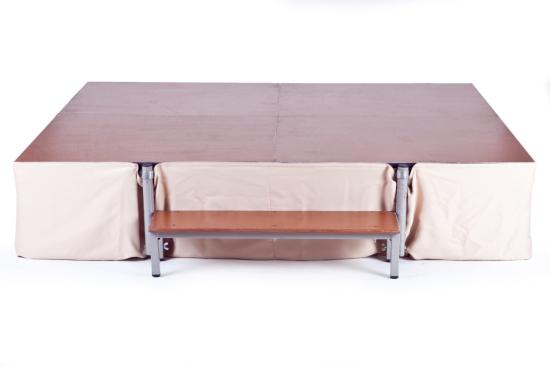 B�hnenelement - Variante: hellbraun, indoor - Gr��e: 0,5 x 1 m