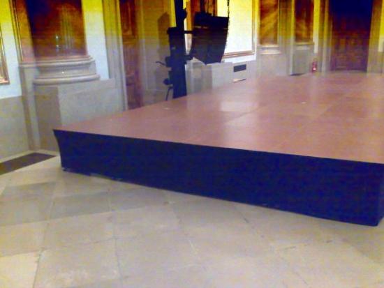 B�hnenelement - Variante: hellbraun, indoor - Gr��e: 0,5 x 1 m