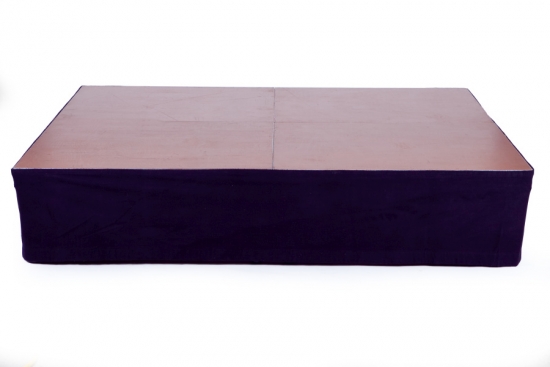 Skirting fr Bhne - Hhe:  60 cm - Farbe: schwarz