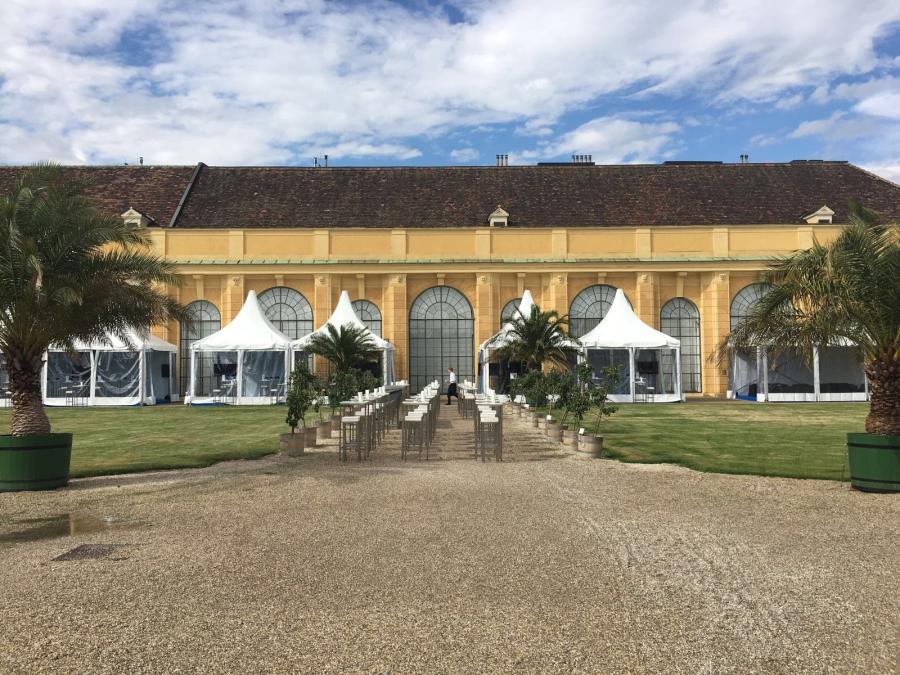 Spitzpagode,  5 x 5 m, 3 m Seitenh�he