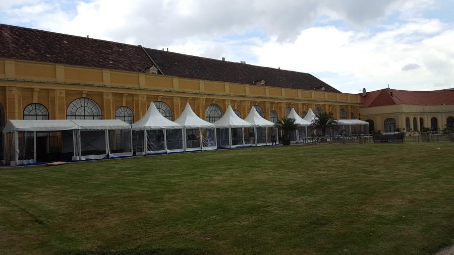 Spitzpagode,  5 x 5 m, 3 m Seitenh�he