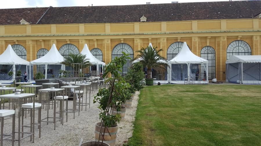 Spitzpagode,  5 x 5 m, 3 m Seitenh�he