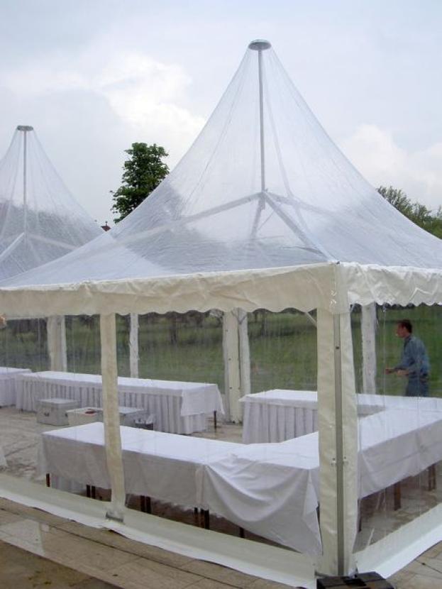 Spitzpagode - Ma�e: 5 x 5 m - Seitenh�he: 3 m - Firsth�he: 5,98 m