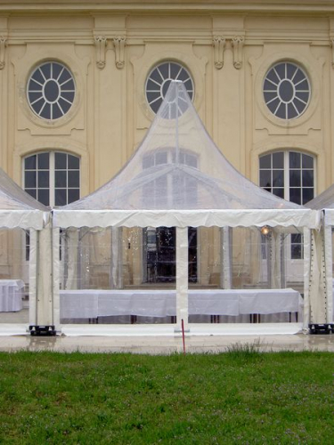 Spitzpagode - Ma�e: 5 x 5 m - Seitenh�he: 3 m - Firsth�he: 5,98 m
