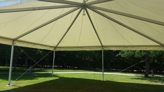 Spitzpagode, 10 x 10 m, 3 m Seitenh�he