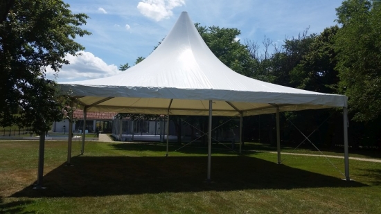 Spitzpagode, 10 x 10 m, 3 m Seitenh�he