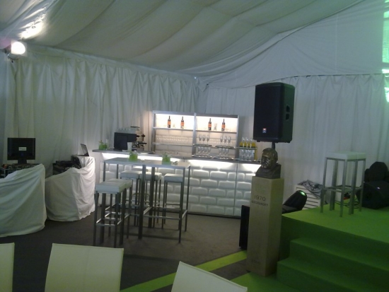 Nirobar - Element: Regal - Front: Ziegelmuster - Farbe: wei