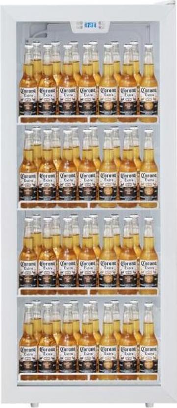 Getränke-Kühlschrank mit Glastüre, 242l