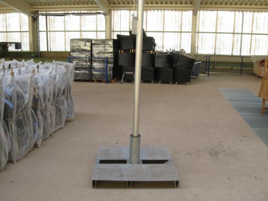 Fahnenmast mobil, 600 cm