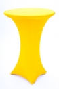 Husse & Haube für runden Stehtisch - Farbe: gelb