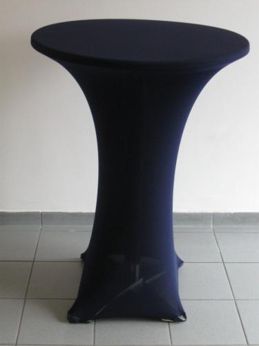 Husse & Haube f�r runden Stehtisch - Farbe: wei�