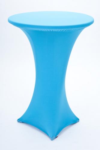 Husse & Haube f�r runden Stehtisch - Farbe: wei�
