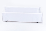 Husse fr Heurigentisch - Gre: 70 x 220 cm - Farbe: wei