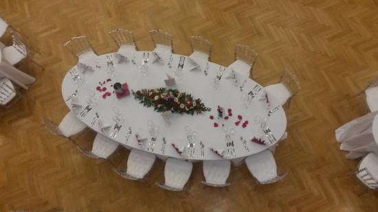 Tischtuch, oval - Gr��e: f�r Tisch 334 x 152 cm, schwarz