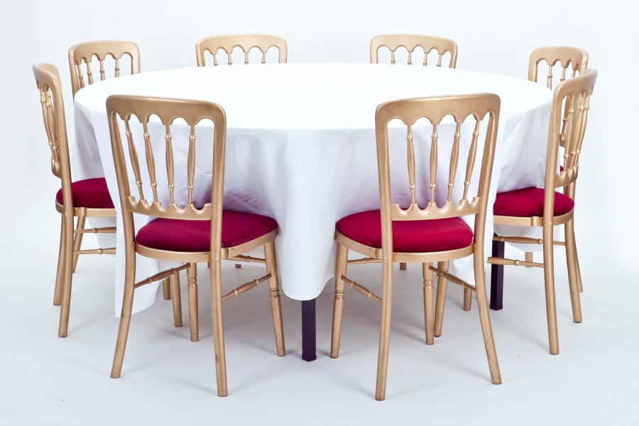 Tischtuch, rund, ohne Mittelnaht, wei�, 280 cm