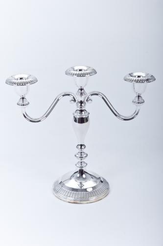 Kerzenleuchter - Variante: Silber, 1 m hoch, gro�