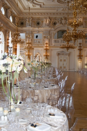 Kerzenleuchter - Variante: Silber, 1 m hoch, gro�