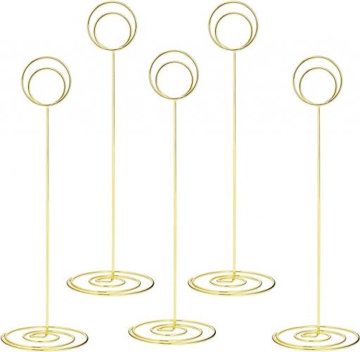 Tischnummernhalter, gold